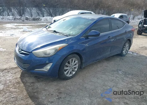2015 Hyundai Elantra Se from USA, damaged, VIN 5NPDH4AE8FH575230